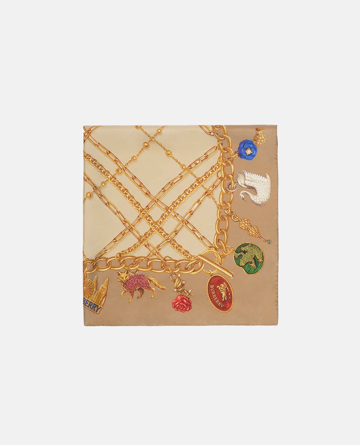 Khăn lụa Check Charm 90 x 90 cm
