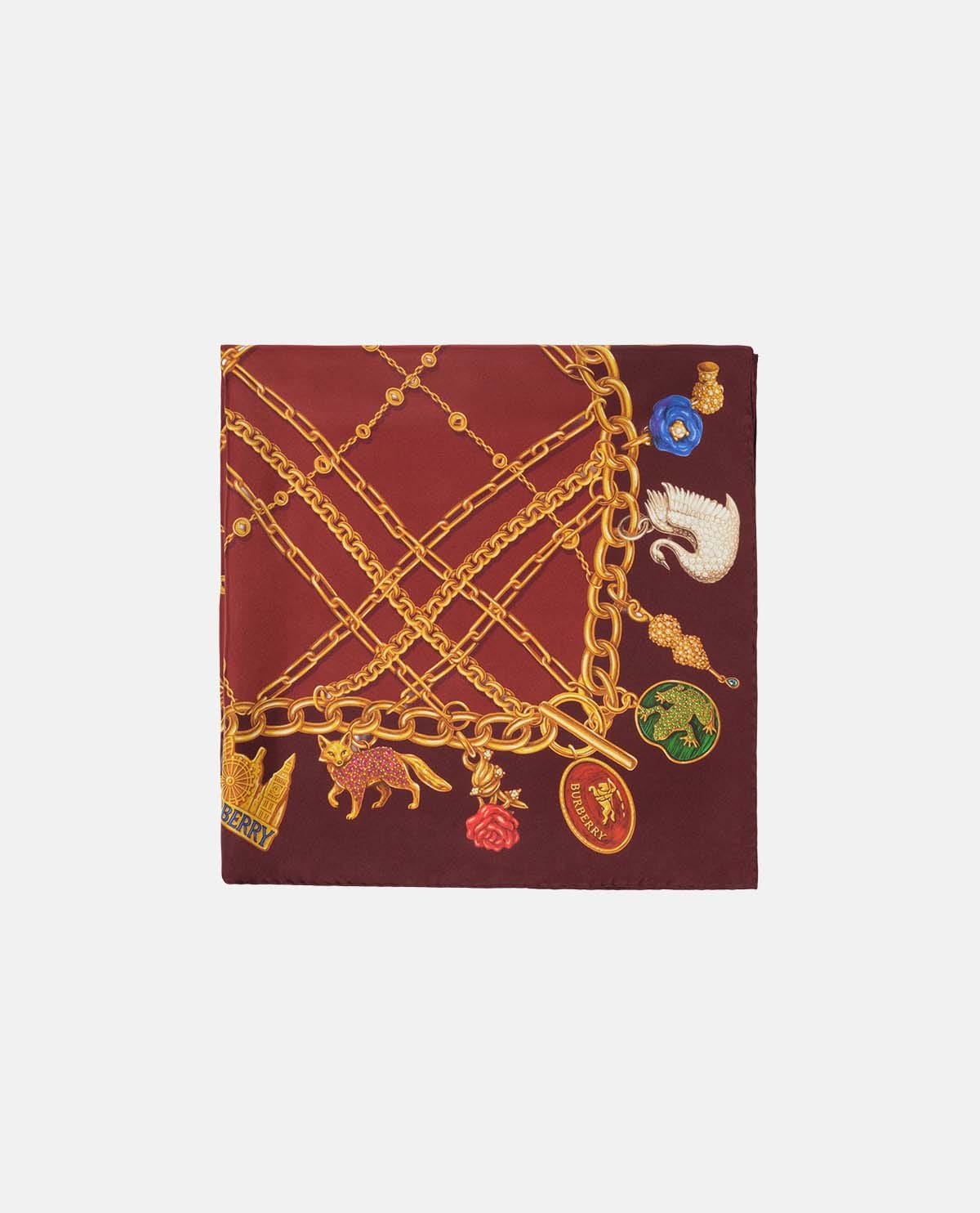 Khăn lụa Check Charm 90 x 90 cm