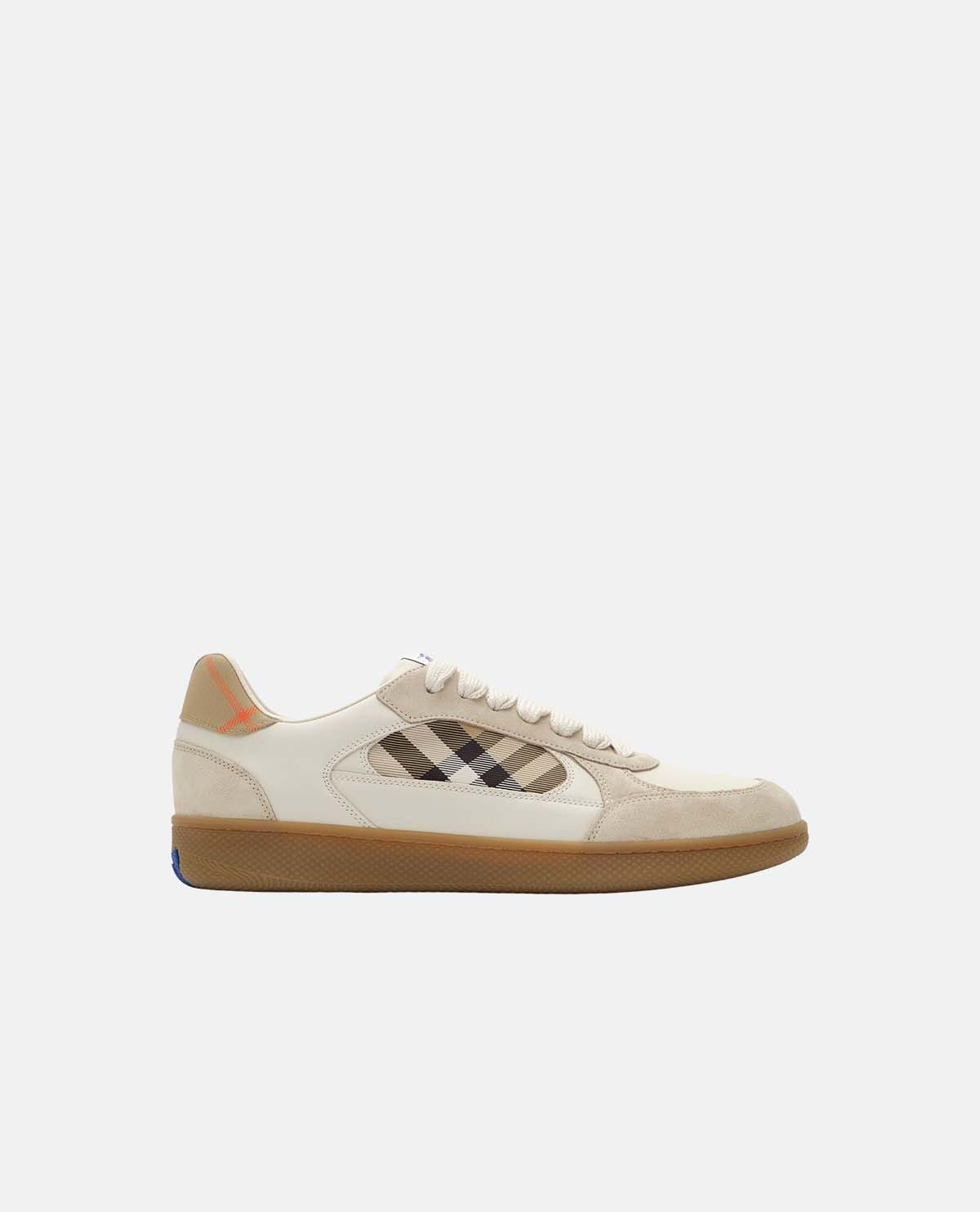 Giày thể thao da Terrace họa tiết Burberry Check