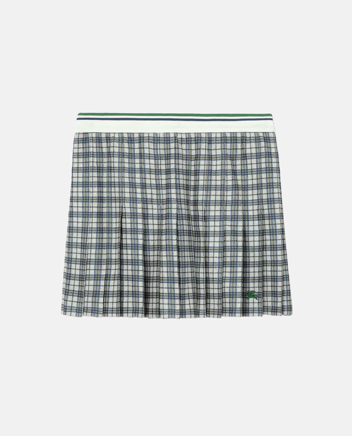 Chân váy mini xếp ly họa tiết Burberry Check