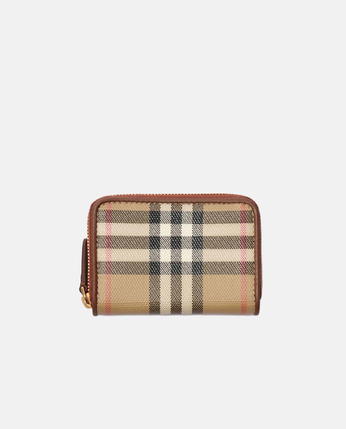 Ví đựng xu họa tiết Burberry Check