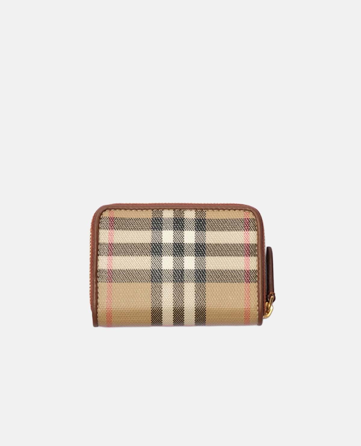Ví đựng xu họa tiết Burberry Check
