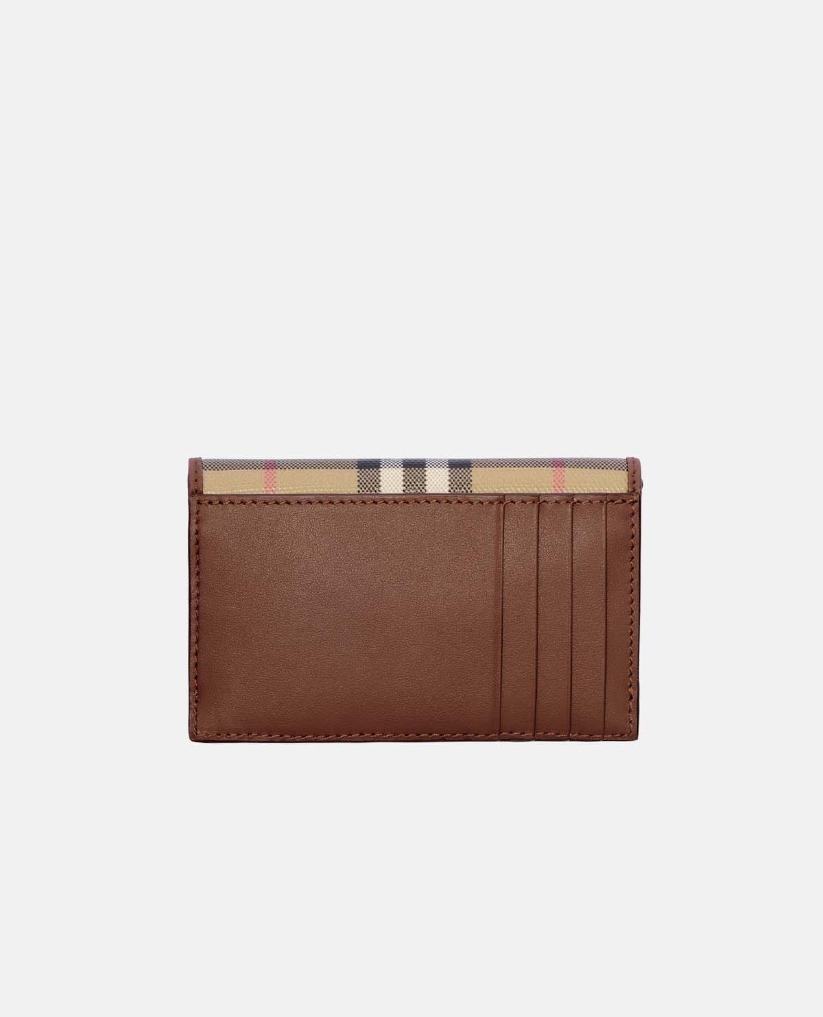 Ví đựng thẻ họa tiết Burberry Check