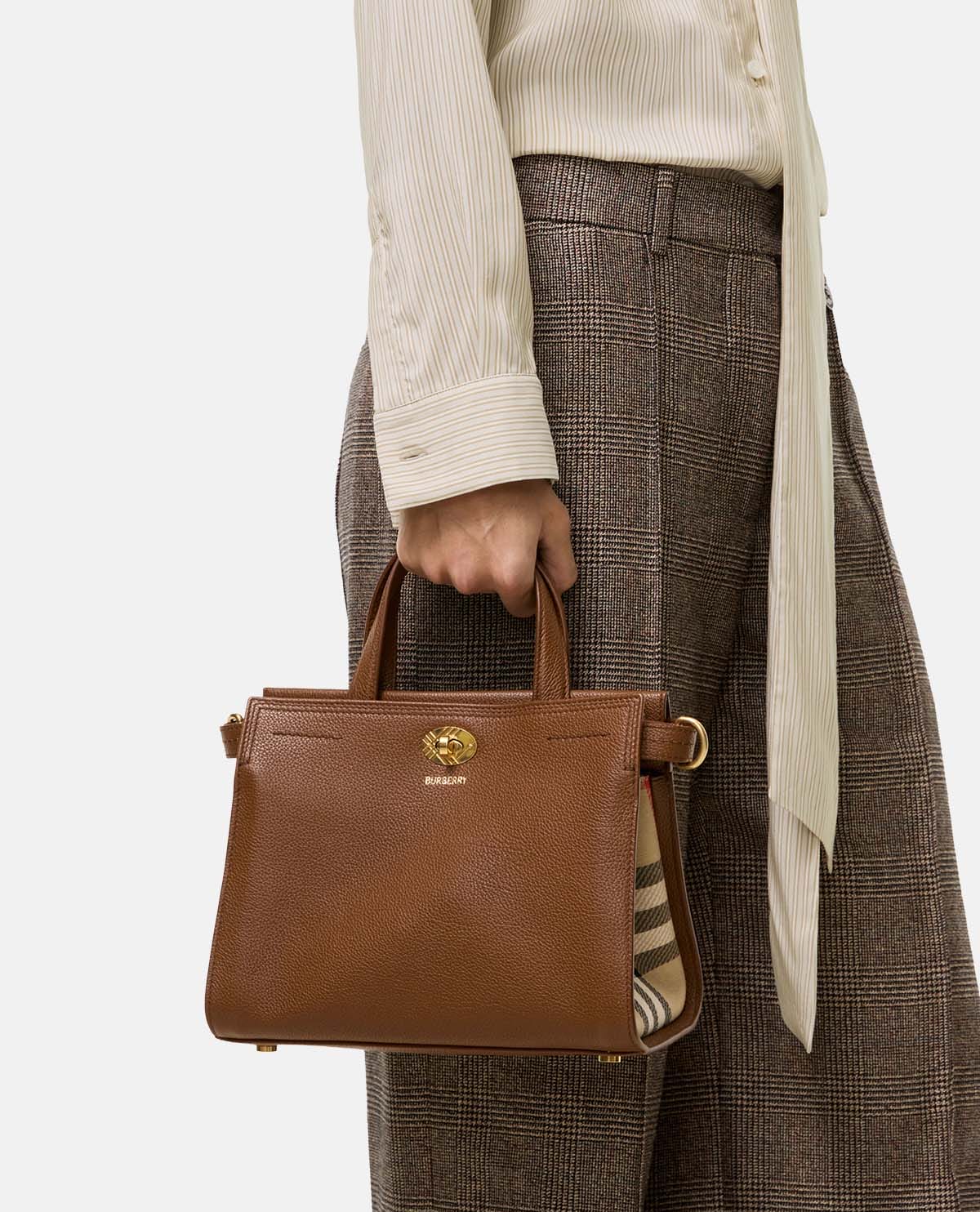 Túi tote Cotswolds mini họa tiết Burberry Check