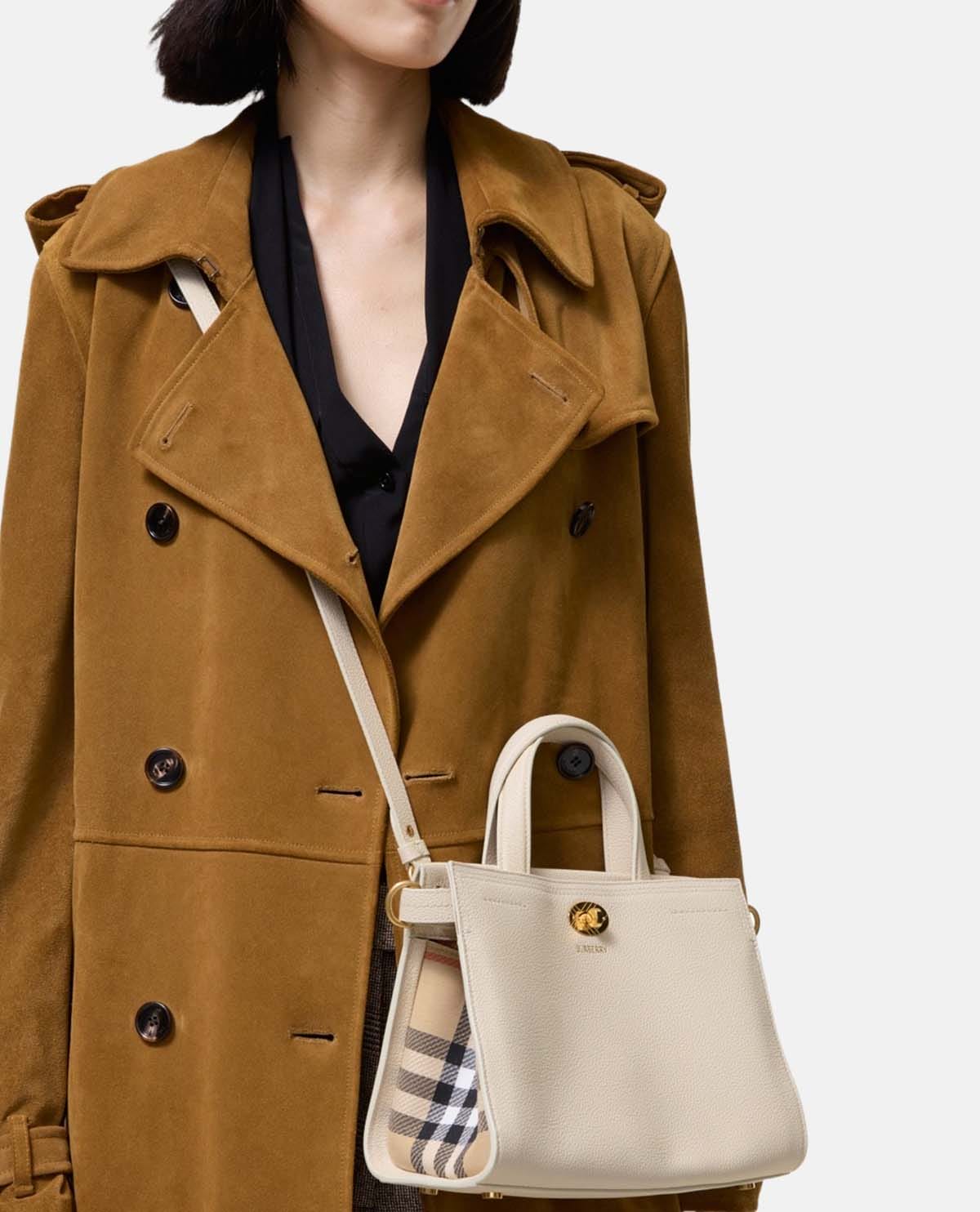 Túi tote Cotswolds mini họa tiết Burberry Check