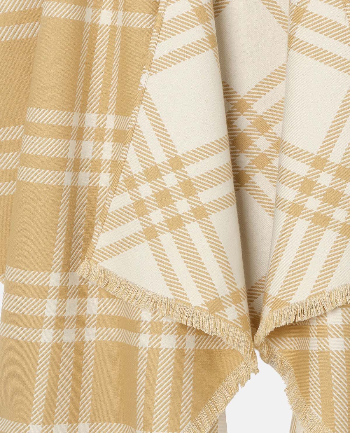 Áo choàng cashmere in họa tiết Burberry Check