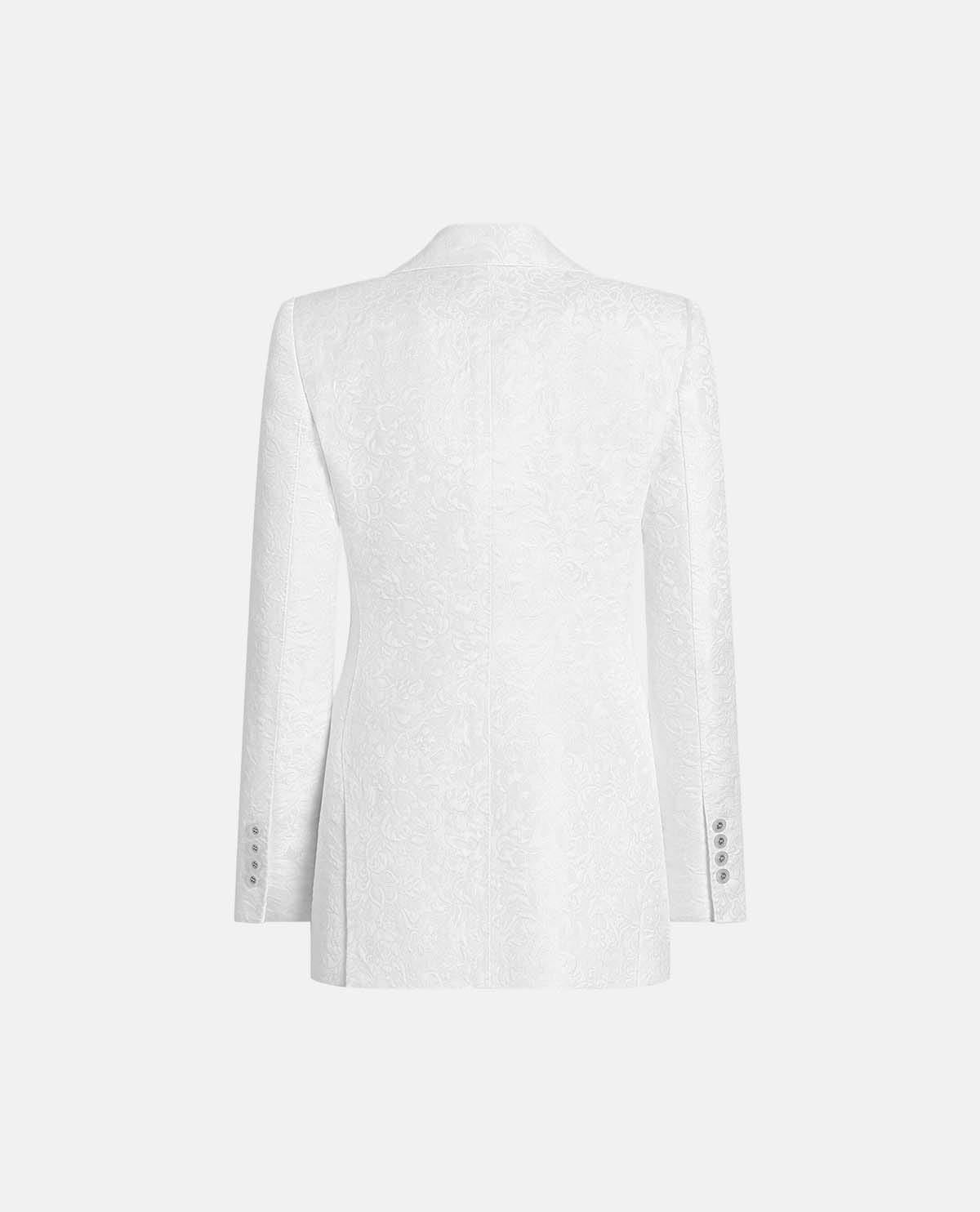 Áo blazer gấm một hàng khuy
