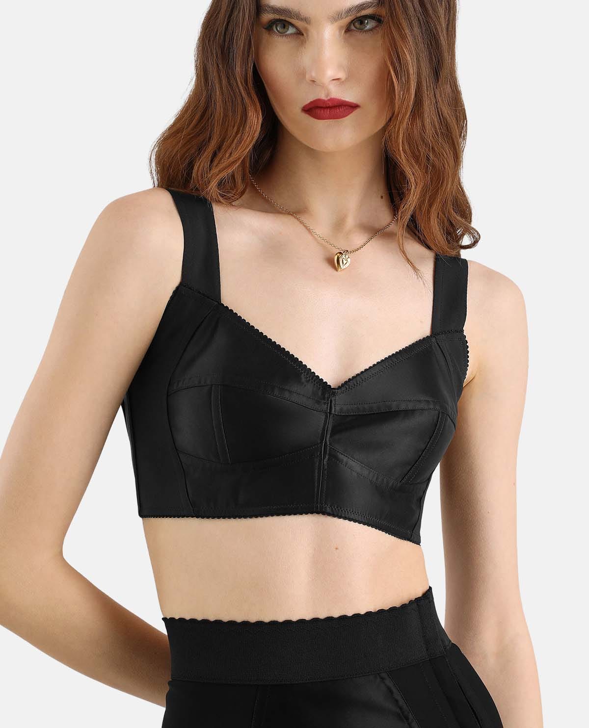 Áo bustier satin