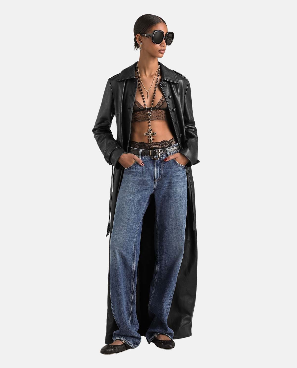 Quần jeans ống đứng 5 túi