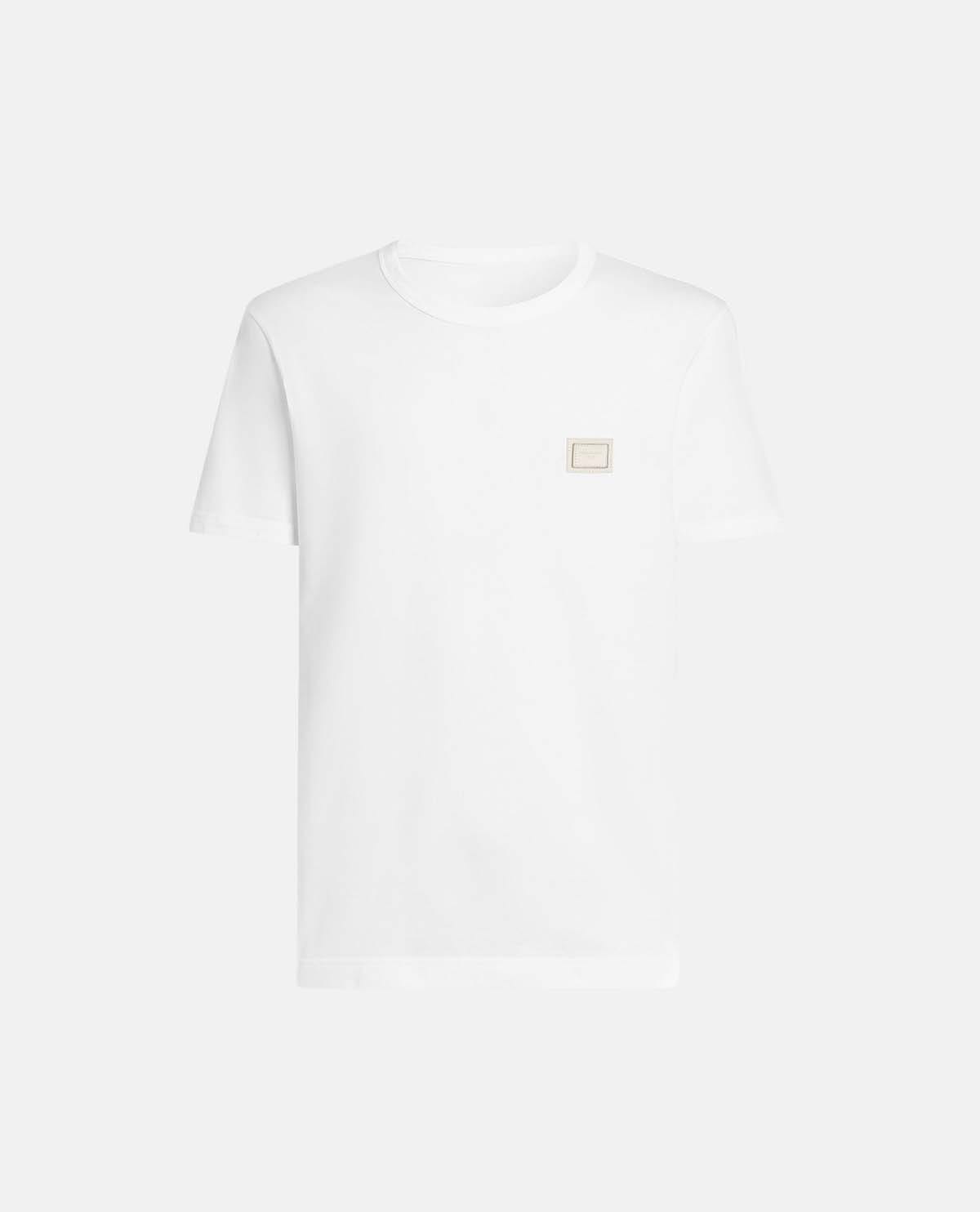 Áo thun cotton tay ngắn phối logo
