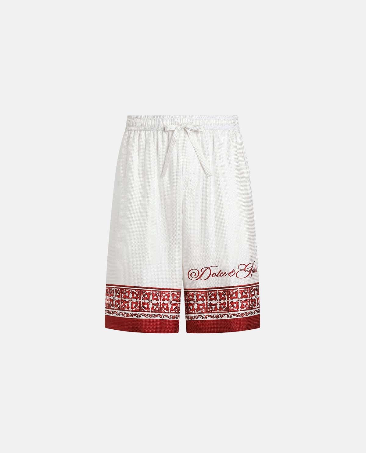 Quần short bermuda họa tiết Maiolica