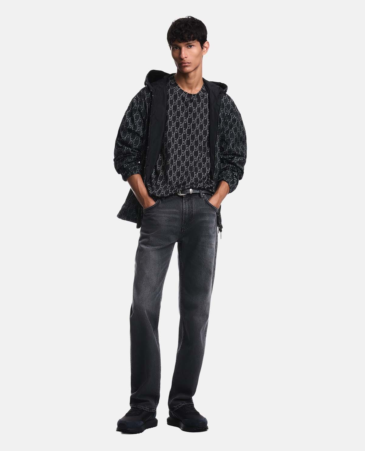 Áo khoác blouson phối mũ trùm