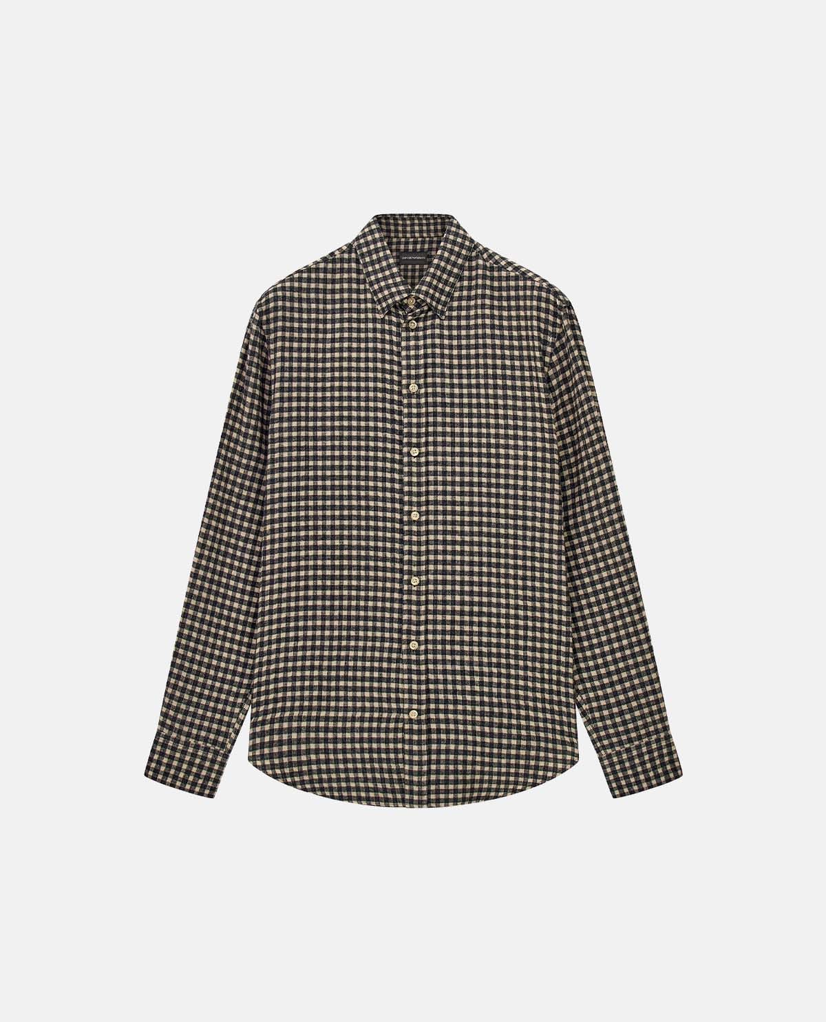 Áo sơ mi flannel tay dài họa tiết caro