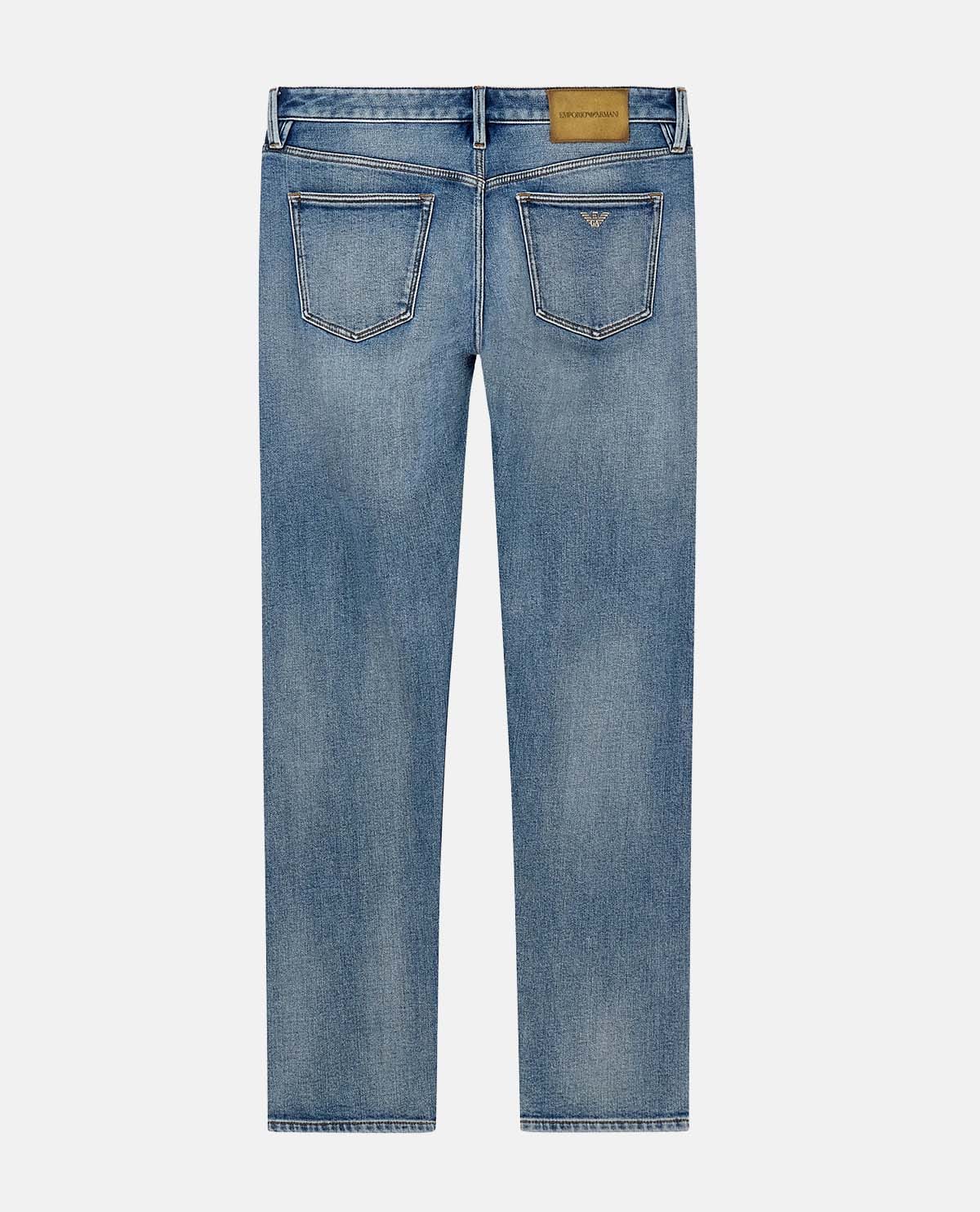 Quần jeans ống suông thiết kế 5 túi