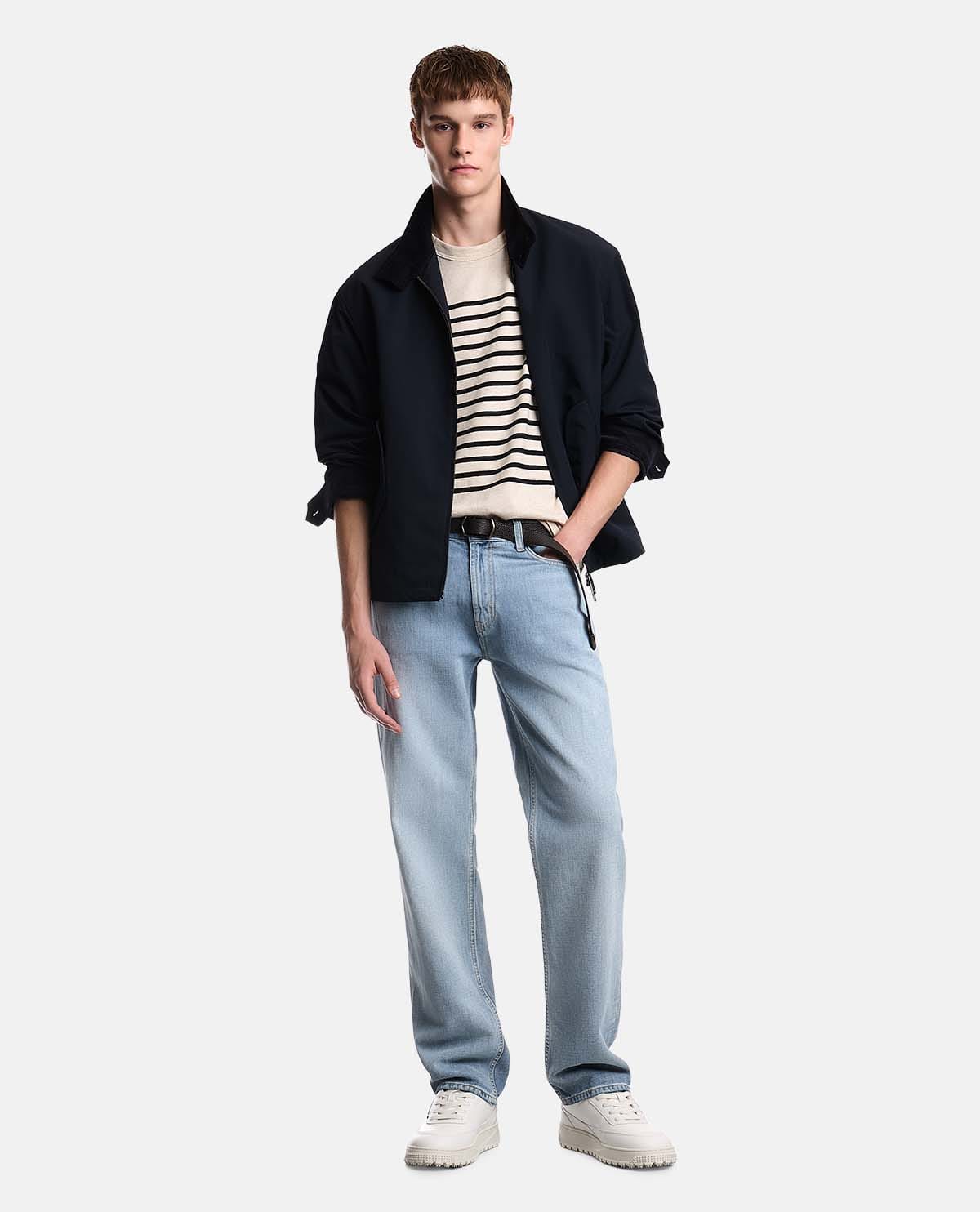 Quần jeans ống suông thiết kế 5 túi