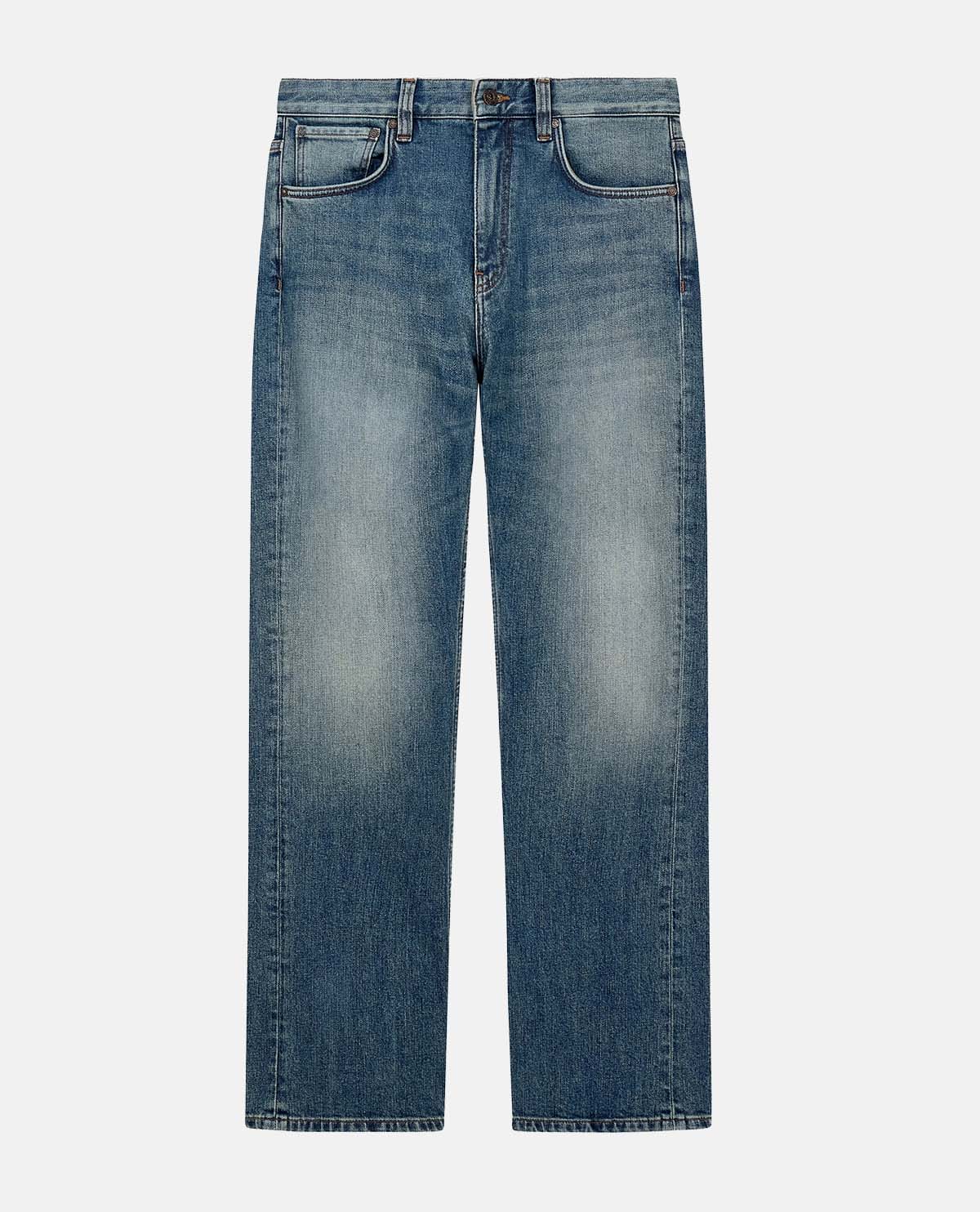 Quần jeans ống suông thiết kế 5 túi