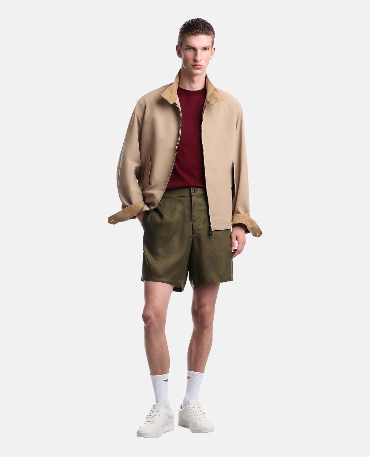 Quần short bermuda dáng regular fit