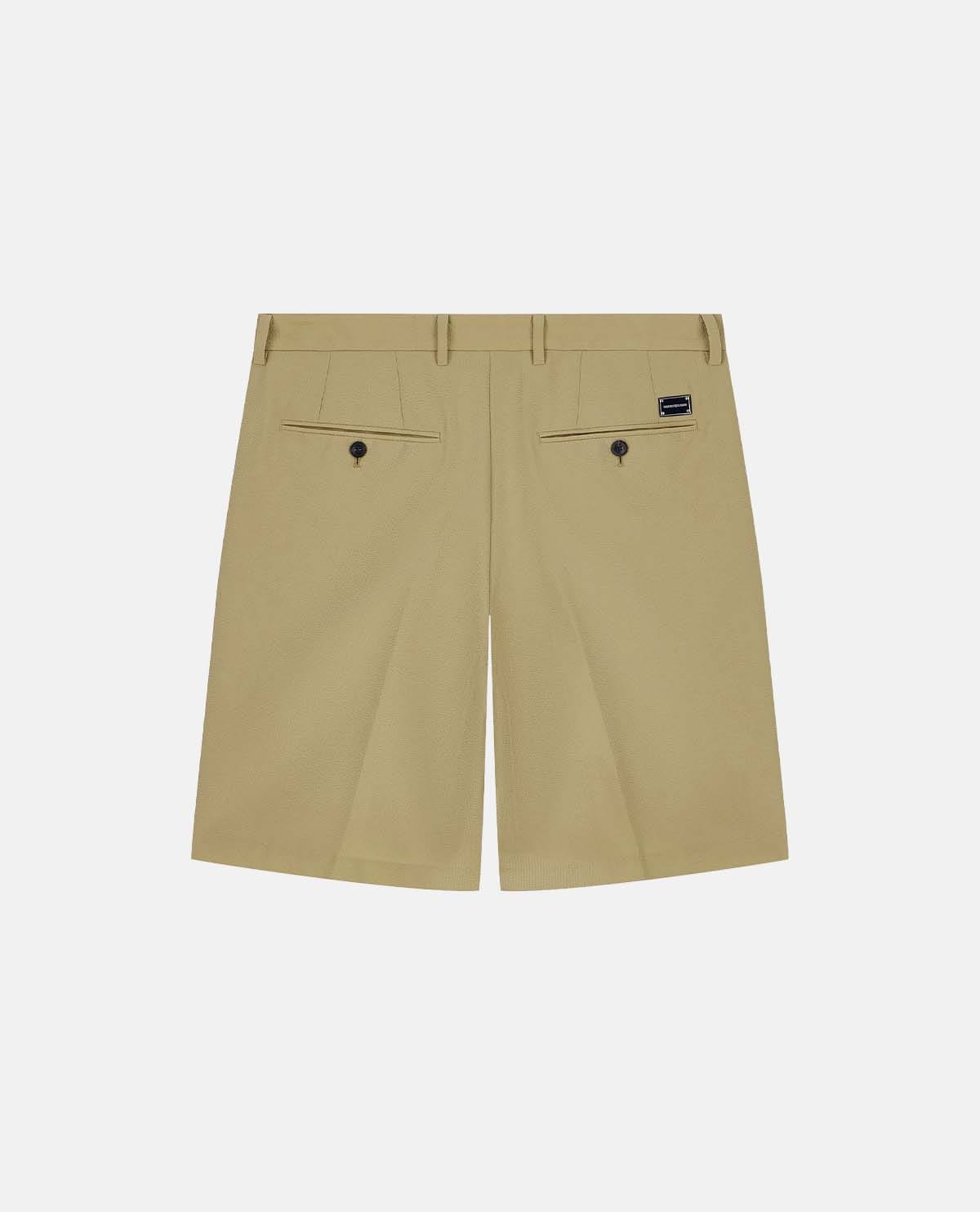 Quần short bermuda xếp ly