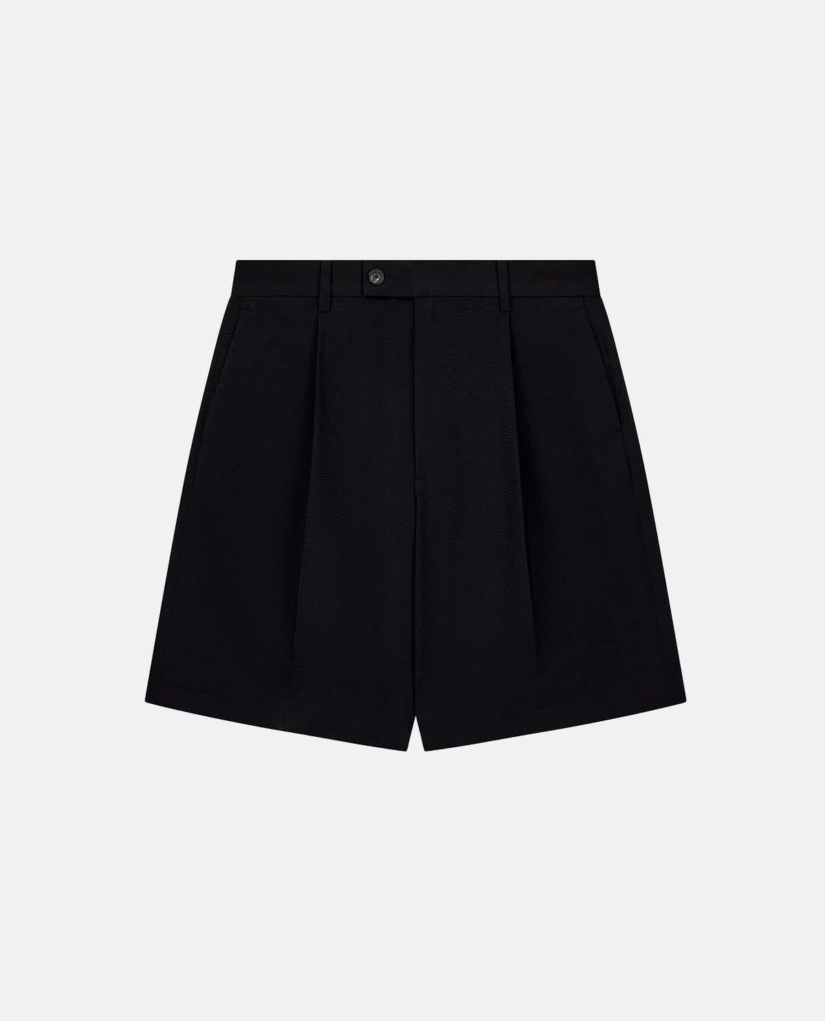 Quần short xếp ly phối túi sau