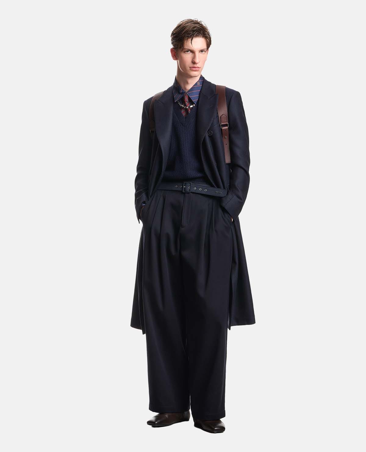 Quần tây cotton xếp ly