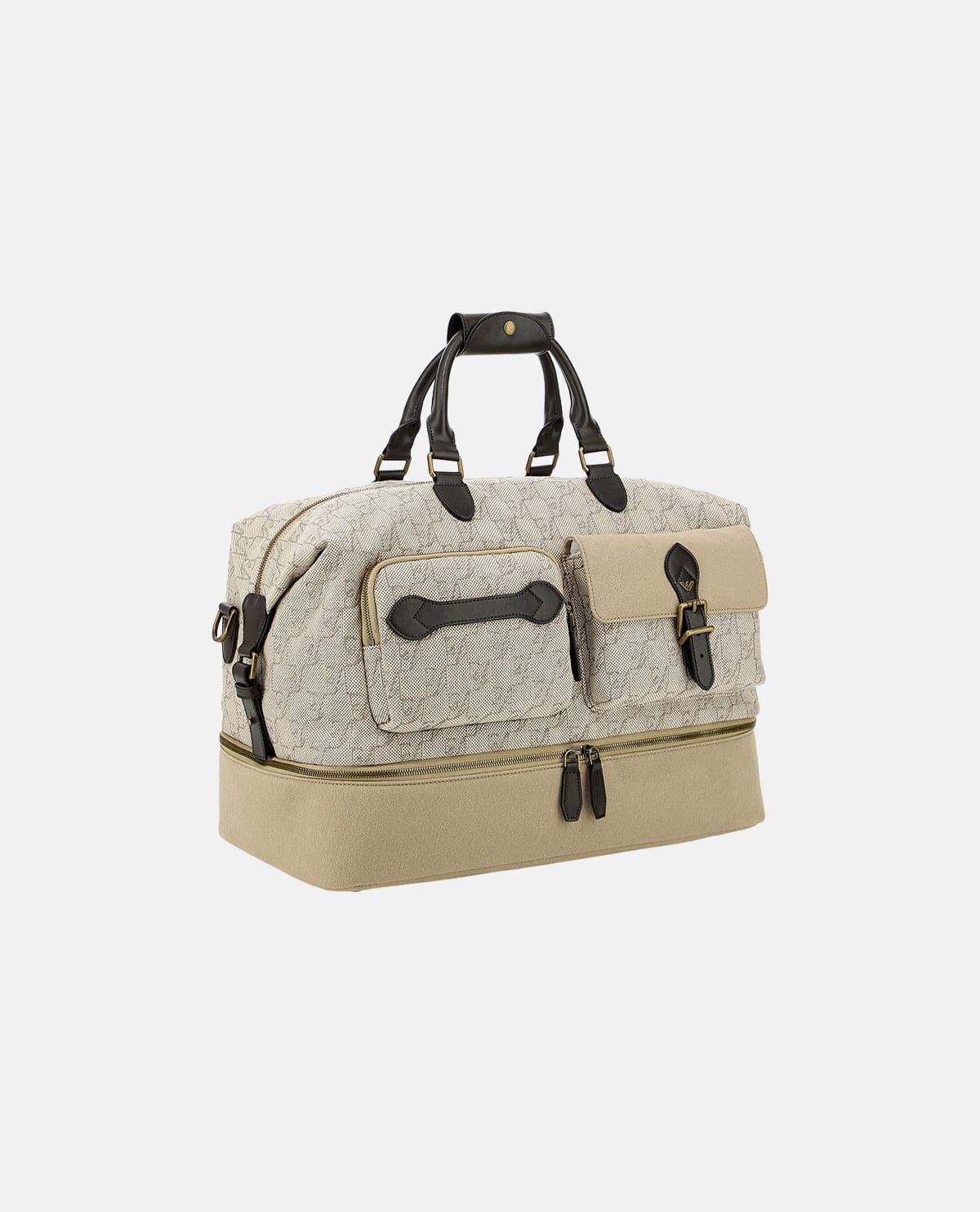 Túi xách du lịch họa tiết monogram