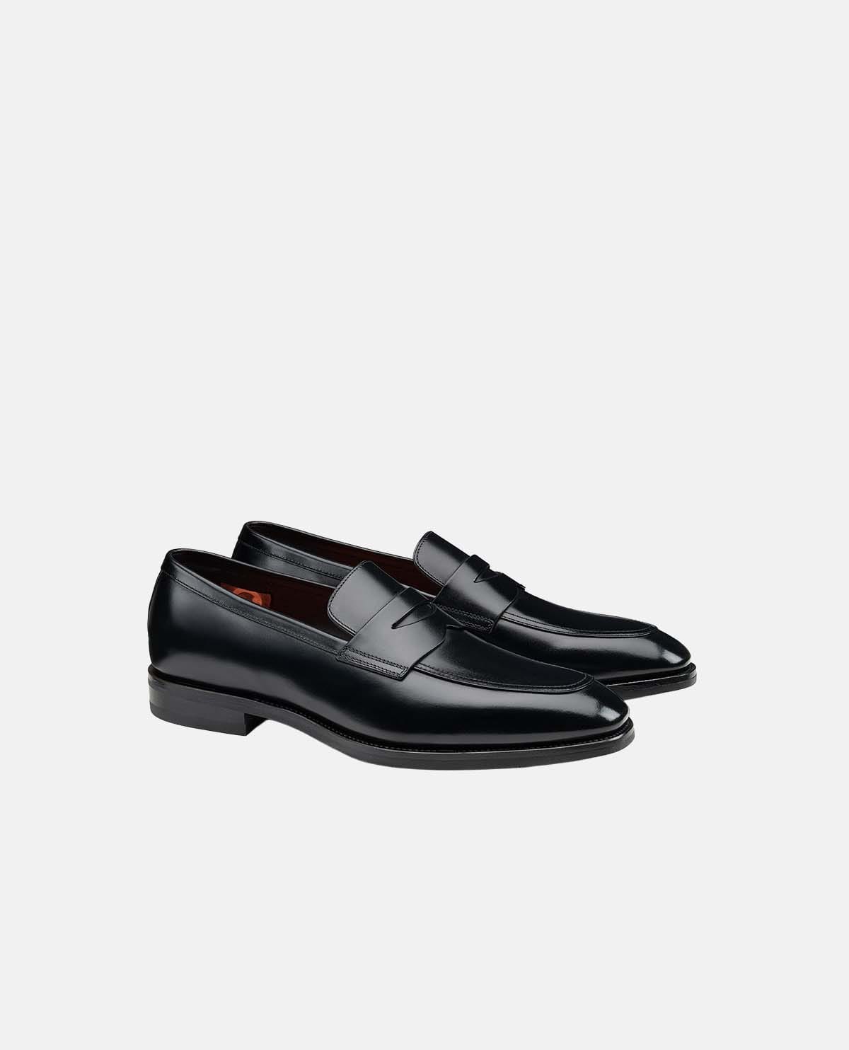 Giày penny loafer da