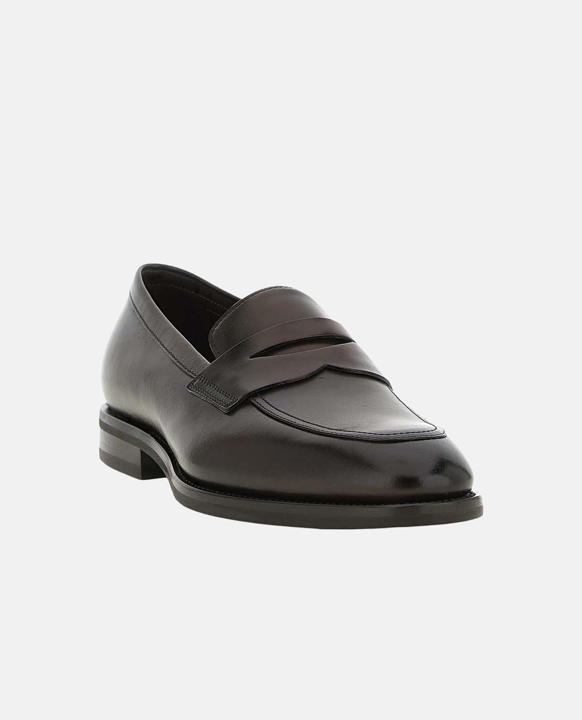 Giày penny loafer da