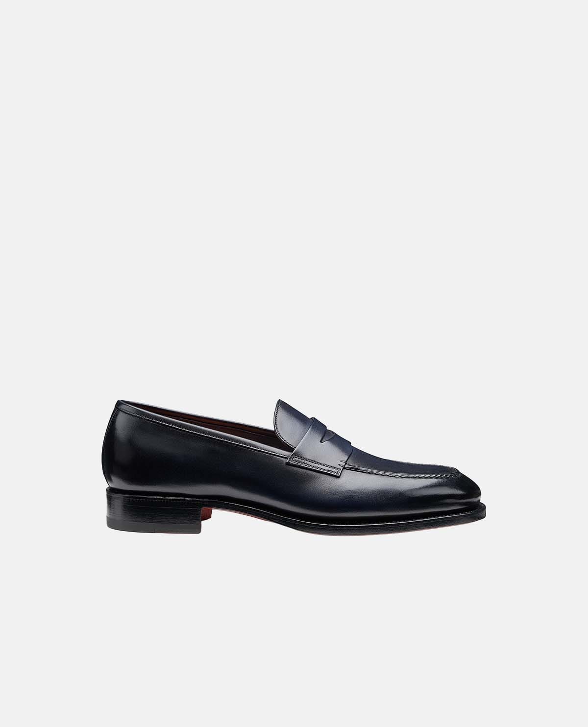 Giày penny loafer da