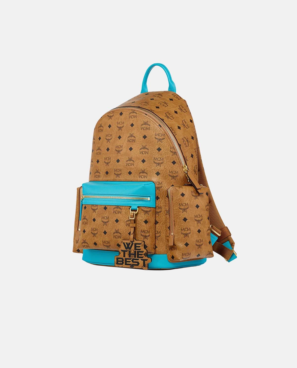 Balo MCM x We The Best cỡ trung họa tiết Visetos