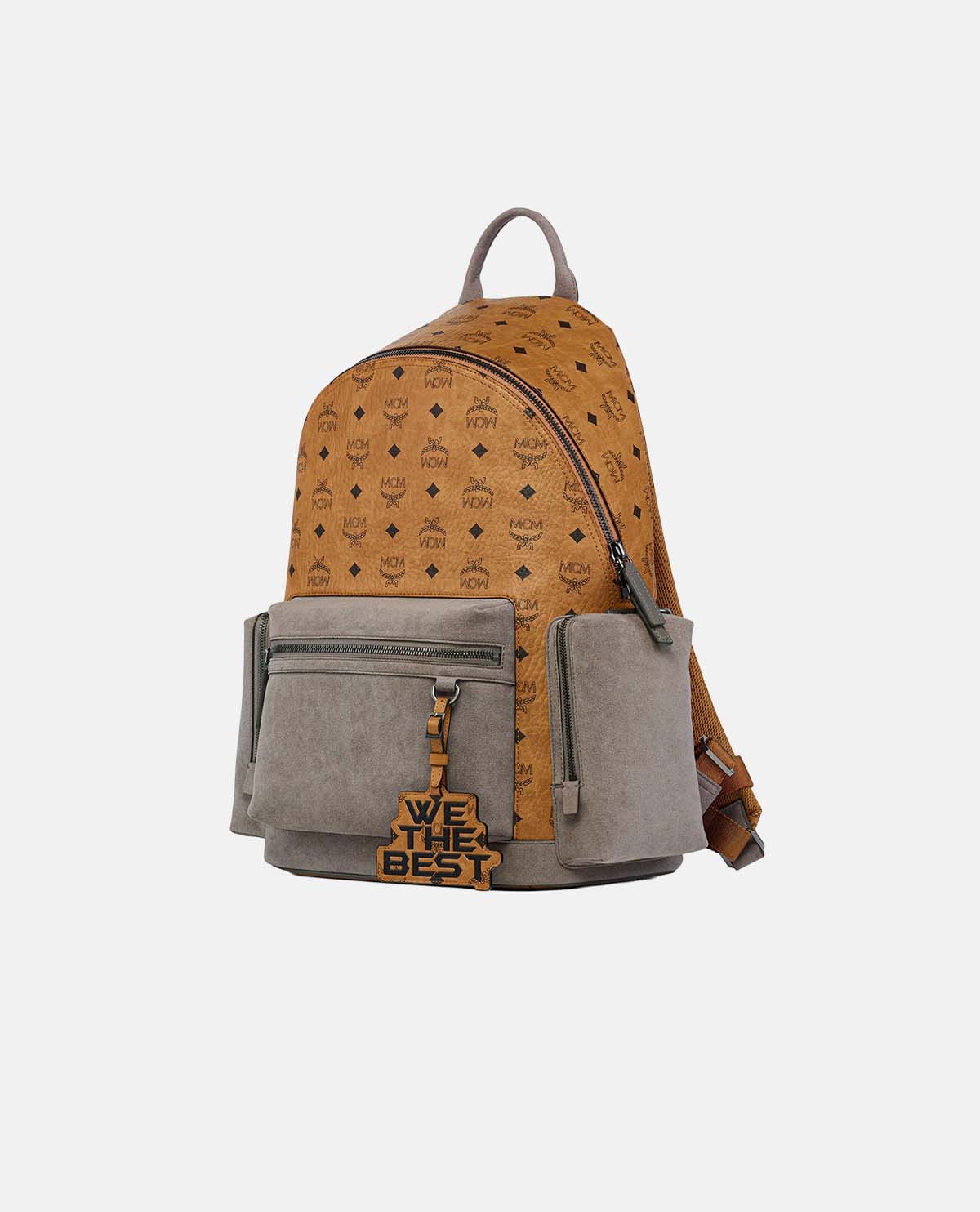 Balo MCM x We The Best cỡ trung họa tiết Visetos