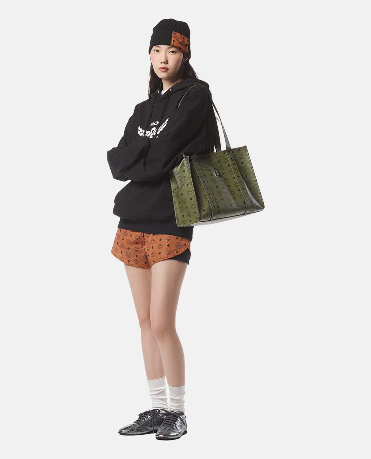 Túi tote Aren School cỡ lớn họa tiết Visetos