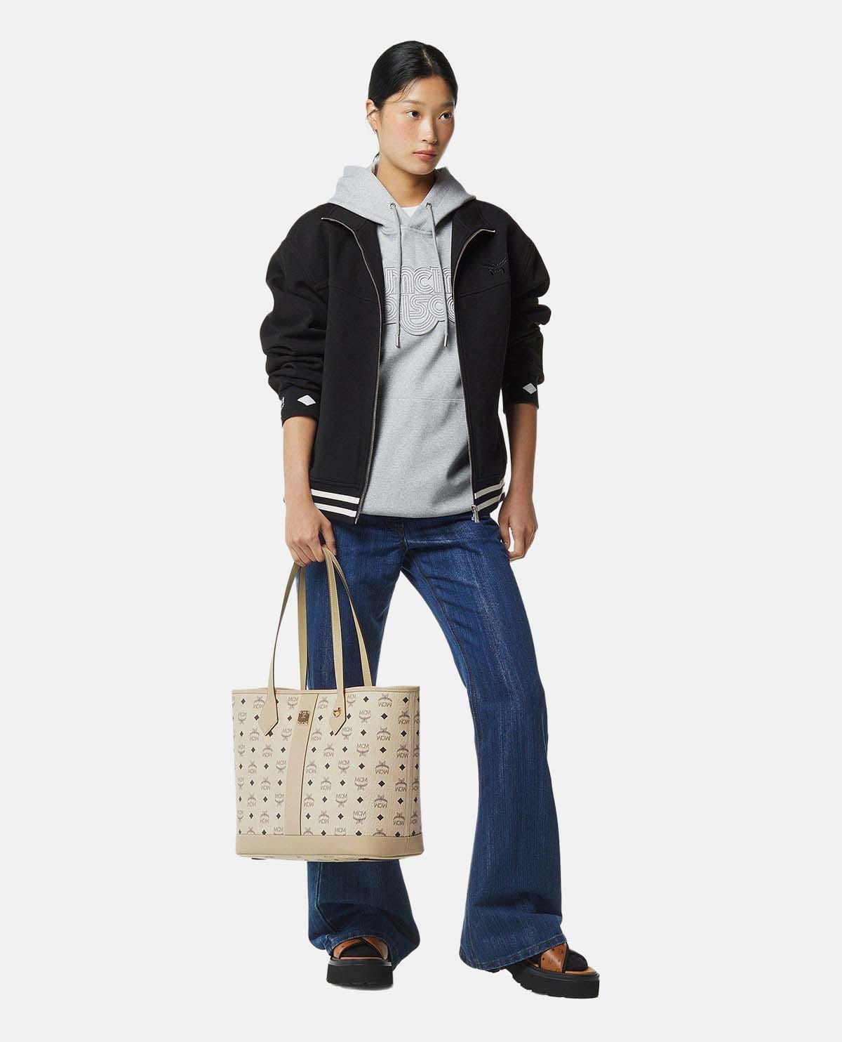 Túi shopper New Liz cỡ trung họa tiết Visetos