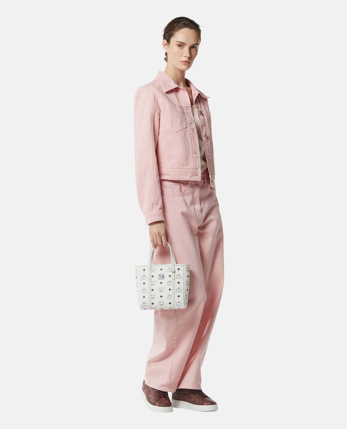 Túi shopper Toni mini họa tiết Visetos
