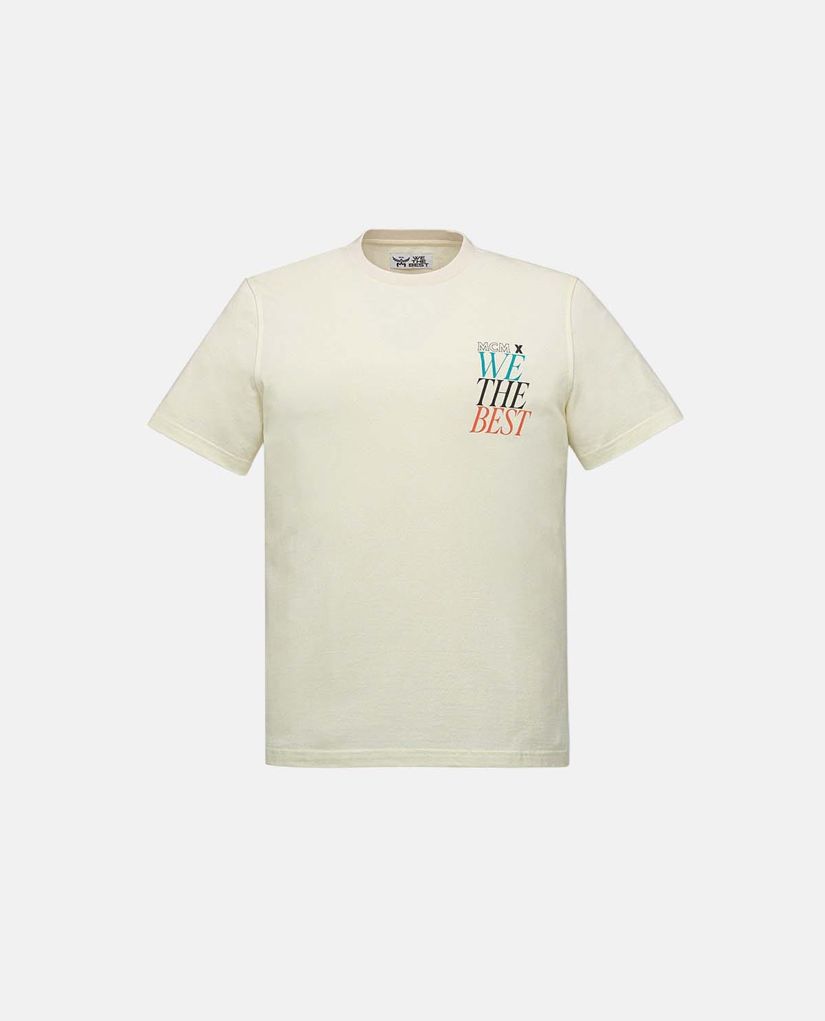 Áo thun tay ngắn phối logo MCM x We The Best