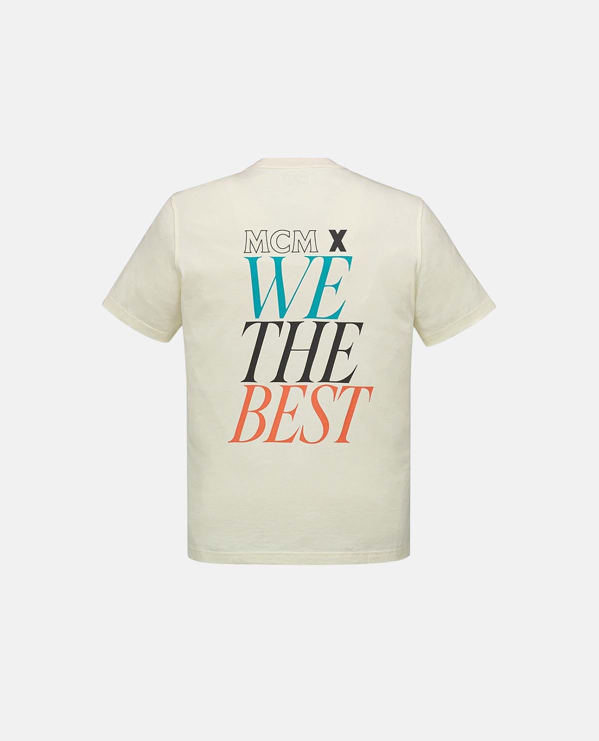 Áo thun tay ngắn phối logo MCM x We The Best