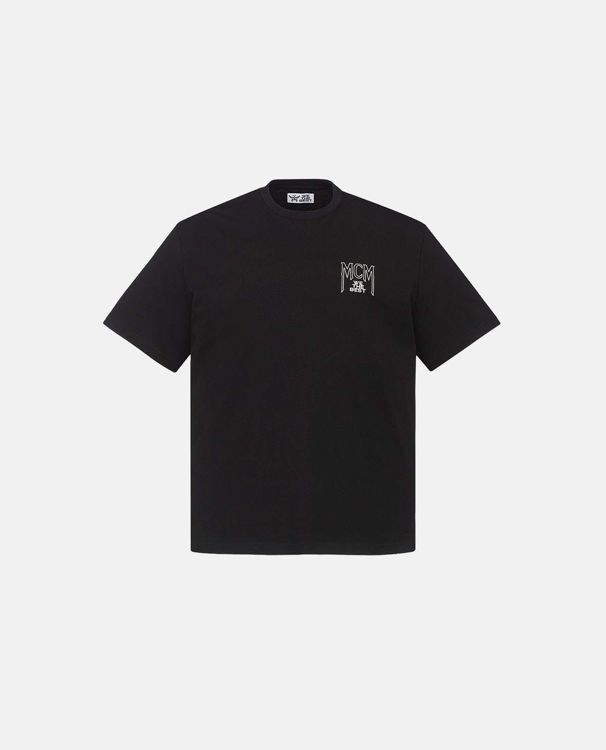 Áo thun tay ngắn phối logo MCM x We The Best