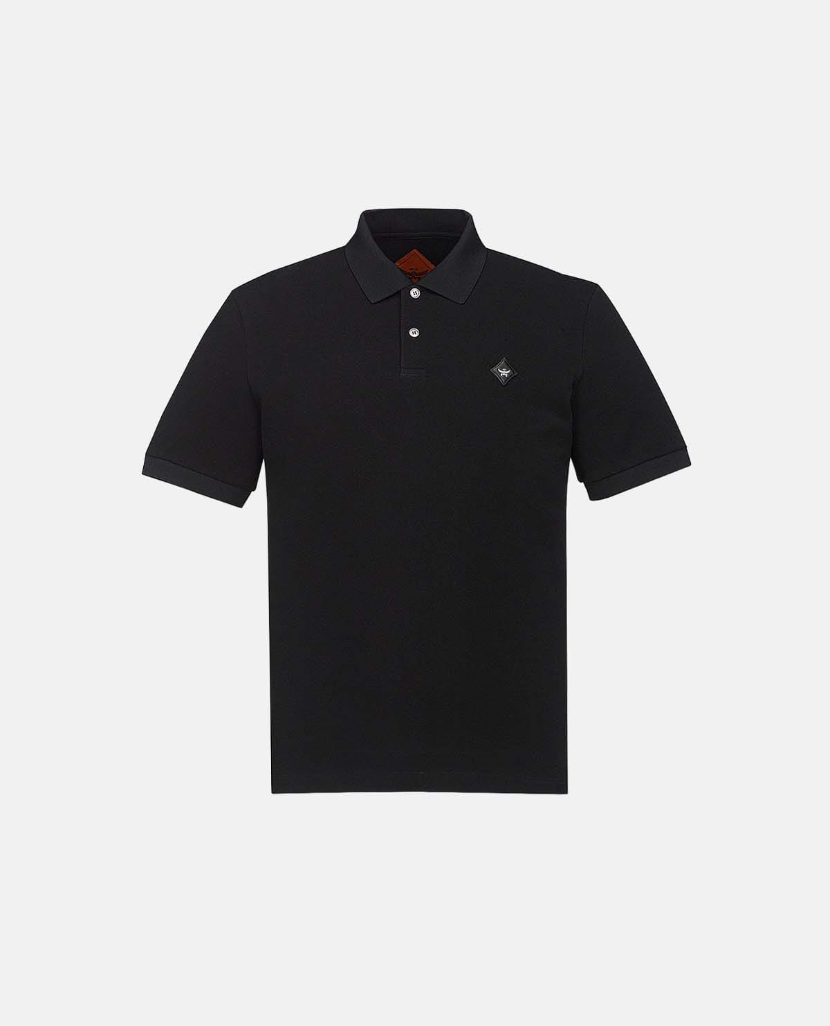 Áo polo piqué phối patch kim cương