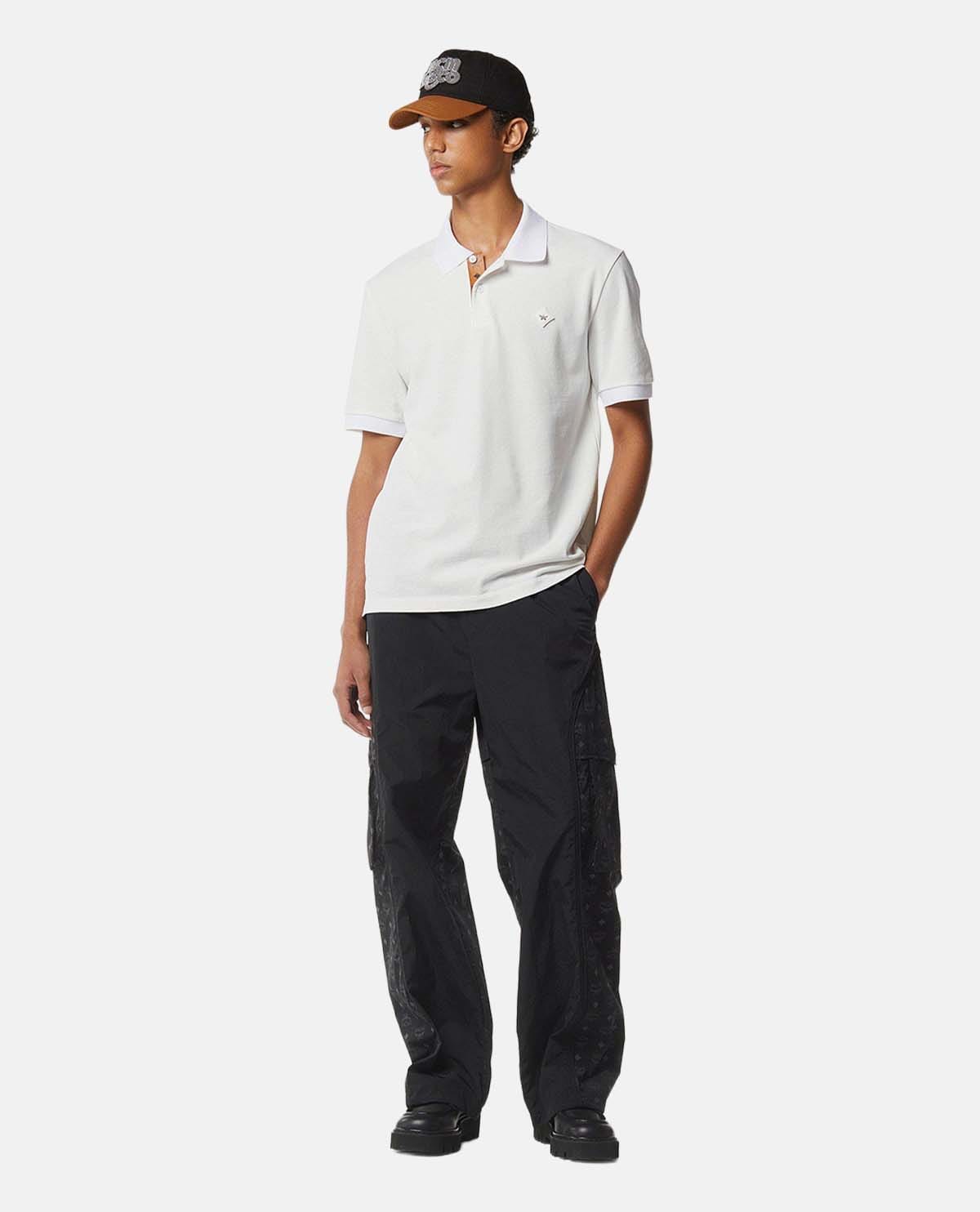 Áo polo piqué phối patch kim cương