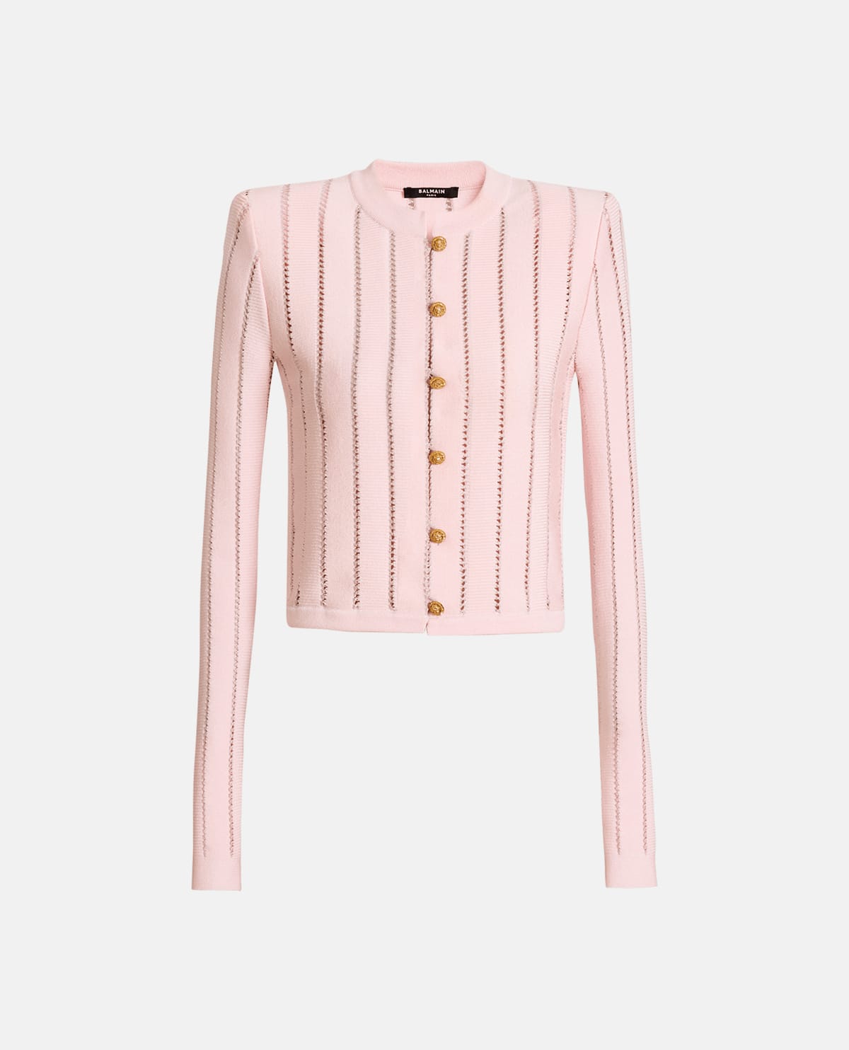 Áo cardigan Fléchage dáng crop