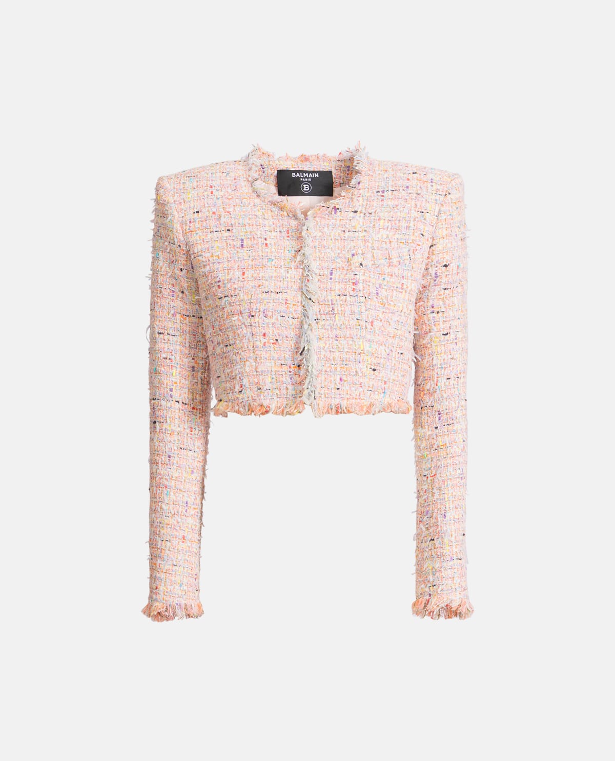 Áo khoác tweed dáng crop