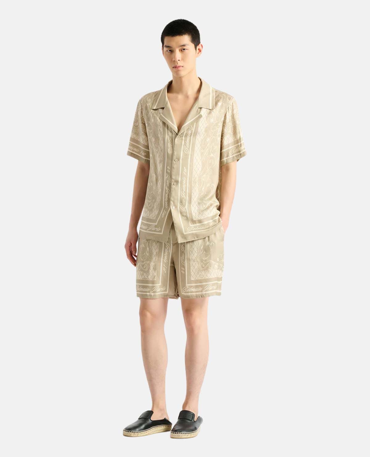 Quần short pyjama họa tiết Foulard