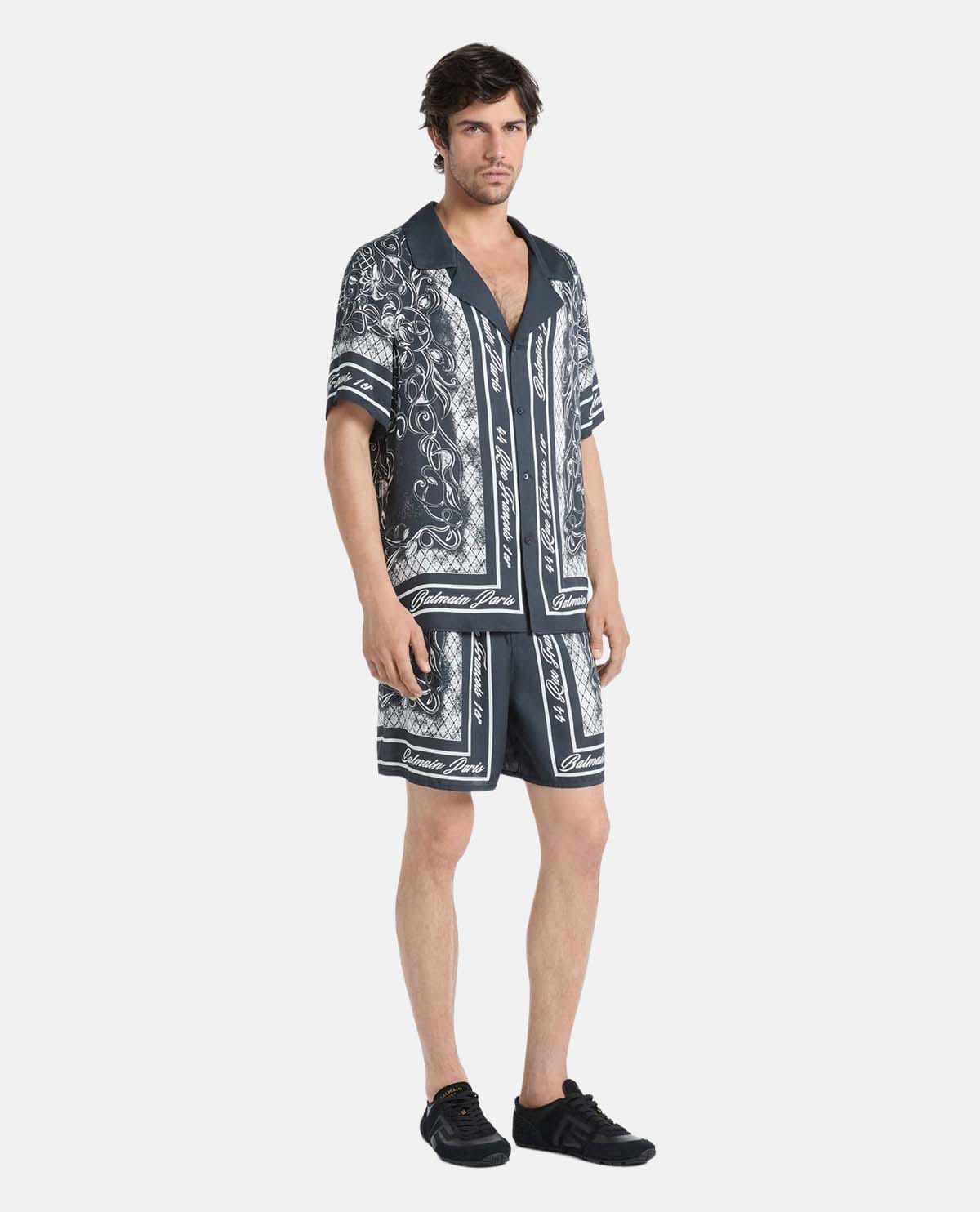 Quần short pyjama họa tiết Foulard