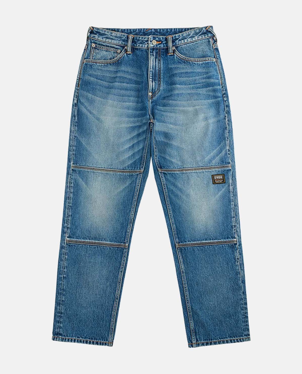 Quần jeans ống suông họa tiết Flaming Daicock