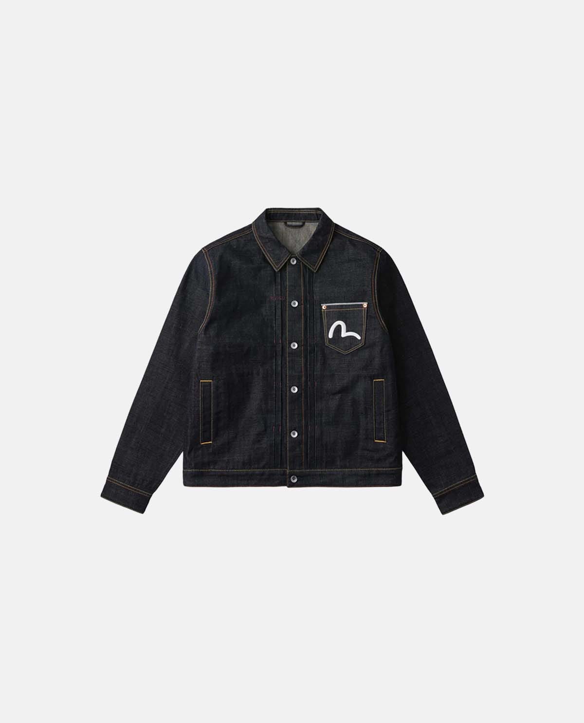 Áo khoác denim thêu họa tiết Flying Dragon