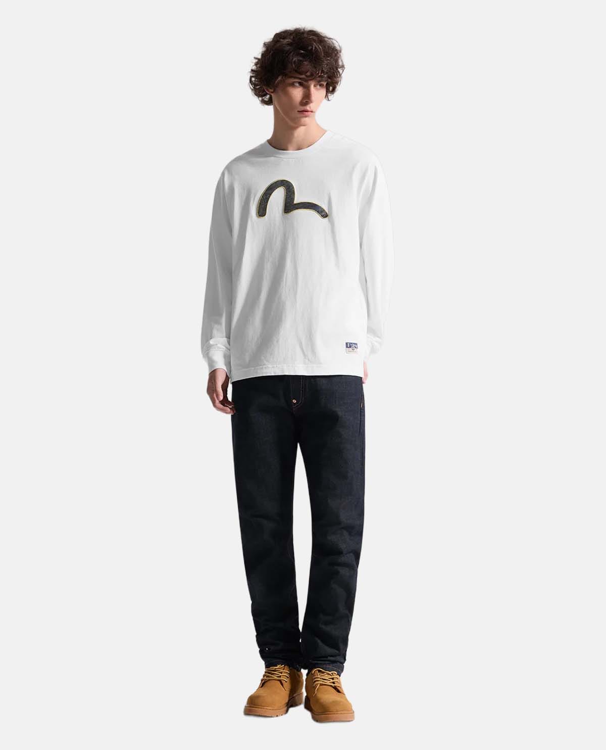 Quần jeans thêu họa tiết Flying Dragon