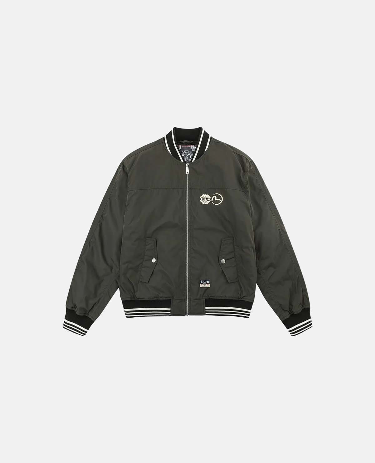 Áo khoác bomber phối họa tiết Daicock gấm
