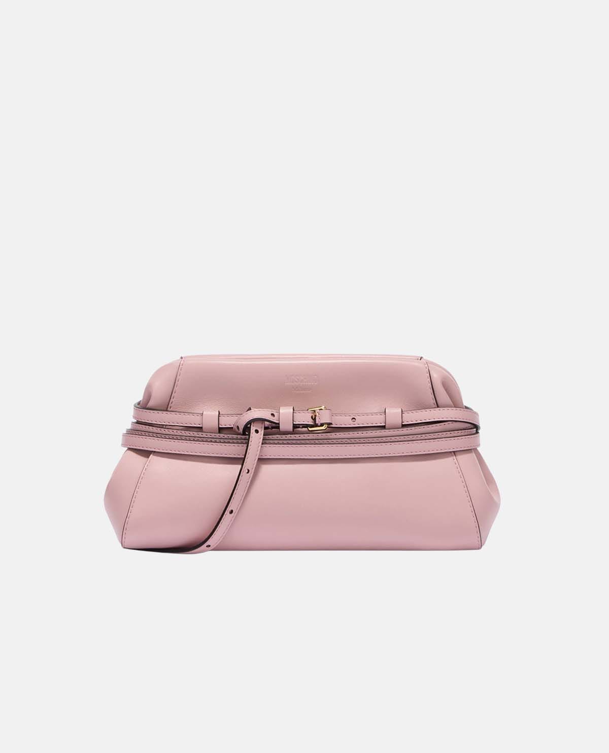 Túi cầm tay Moschino Tie Me cỡ nhỏ