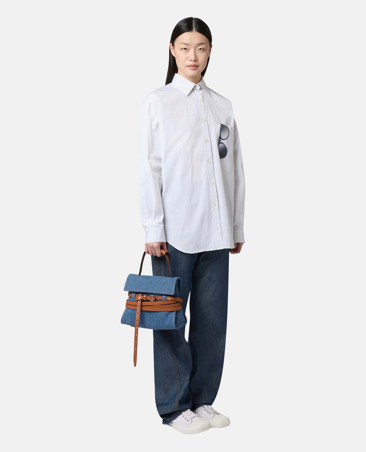 Túi xách tay Moschino Tie Me cỡ nhỏ