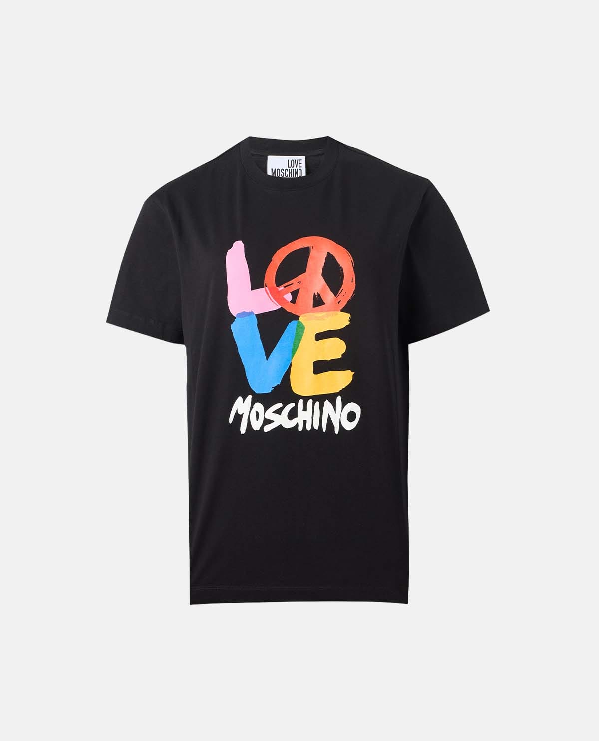 Áo thun cotton jersey tay ngắn phối logo