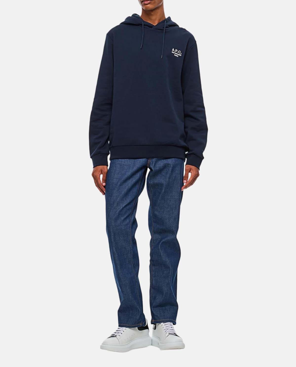 Áo hoodie tay dài phối logo A.P.C. Rue Madame